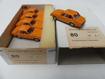 Preview: 1/87 Wiking Händlerpackung Opel Ascona orange 10 Modelle 80 2