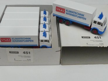 1/87 Wiking Händlerpackung MB NG Stulz Wärmepumpen 5 Modelle