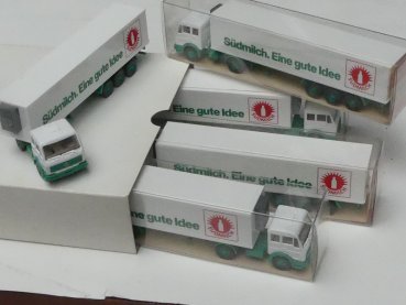 1/87 Wiking Händlerpackung MB NG Südmilch Kühlkoffer-HZ 5 Modelle