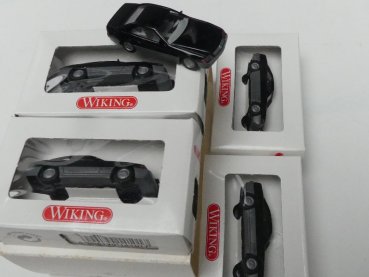 1/87 Wiking Händlerpackung MB 500 SL schwarz 5 Modelle