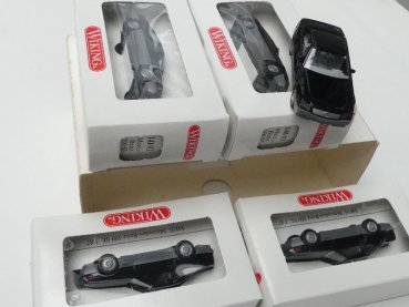 1/87 Wiking Händlerpackung MB 500 SL schwarz 5 Modelle
