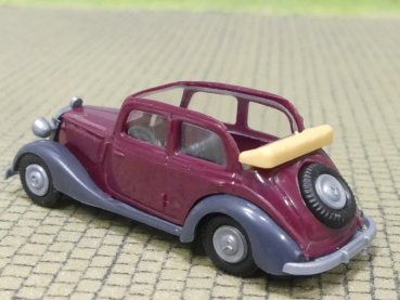 1/87 Busch MB 170 V Limousine dunkelrot offen Praline