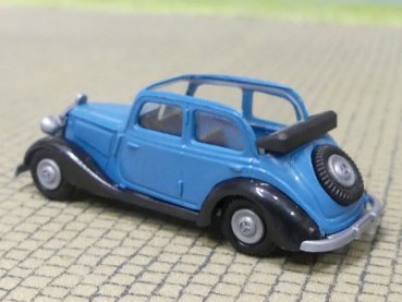 1/87 Busch MB 170 V Limousine blau offen Praline