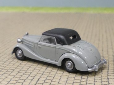 1/87 Busch MB 170 S Cabrio grau geschlossen Praline