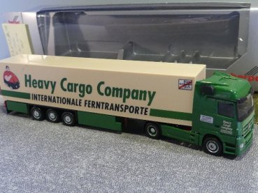 1/87 Herpa MB Actros Heavy Cargo Koffer Sattelzug 193573