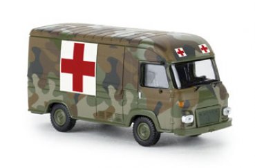 1/87 Brekina Saviem SG2 Kasten Militär Service Medizin 14636