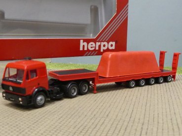 1/87 Herpa MB SK Schwertransport rot 141963