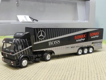1/87 Herpa MB SK DTM Truck AMG Boss SOWAX Koffer-Sattelzug