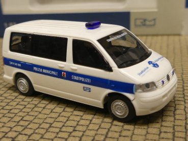 1/87 RIETZE VW t5 Transporteur Bus Polizia Municipale Bruneck 51781