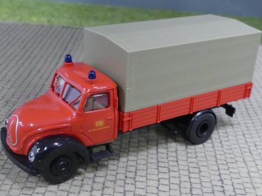 Preview: 1/87 Brekina Magirus 4500 Rundhauber Bahnfeuerwehr 42213
