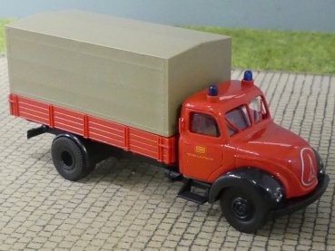 1/87 Brekina Magirus 4500 Rundhauber Bahnfeuerwehr 42213