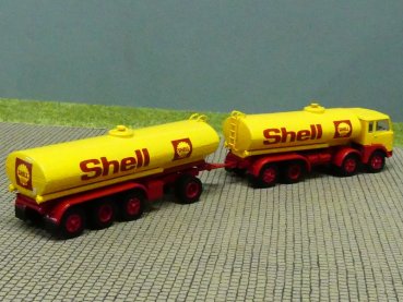1/87 Brekina Fiat 690 SHELL Tank-Hängerzug 58454