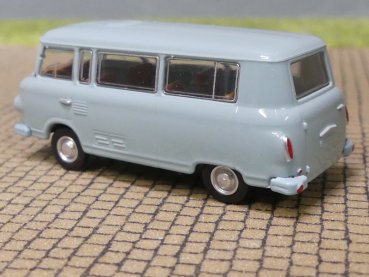 1/87 Brekina Barkas B 1000 blaugrau, Bus 1962, 30042