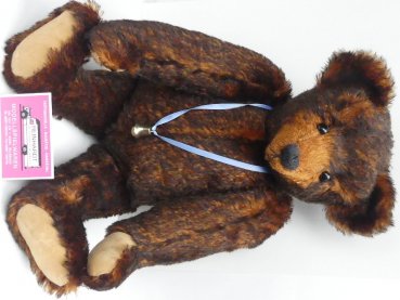 Da2 Dany Bär Berlin braun ca. 50 cm Mohair mit Holzwolle gestopft Handarbeit