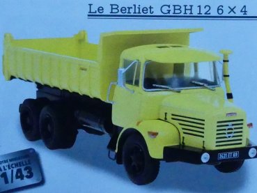 1/43 Ixo Berliet GBH 12 6 x 4 Kipper gelb Berliet 80