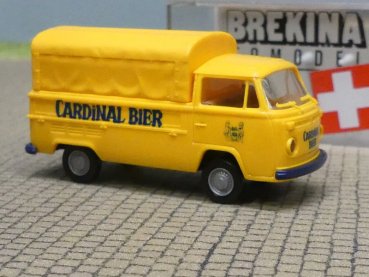 1/87 Brekina VW T2 Cardinal Bier CH Schweiz Pritsche/Plane