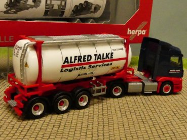 Preview: 1/87 Herpa MB Actros StSp 2.3 18' Alfred Talke Swapcontainer-Sattelzug 312868