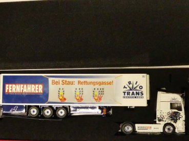1/50 Tekno Herpa MAN TGX XXL Euro 6c Trio-Trans Fernfahrer Kühlkoffer SZ 071055