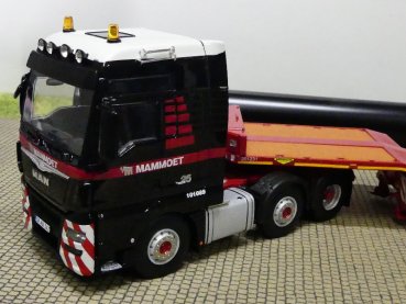 1/50 WSI MAN TGX XXL 6x2 + Tieflader + Beladung Mammoet
