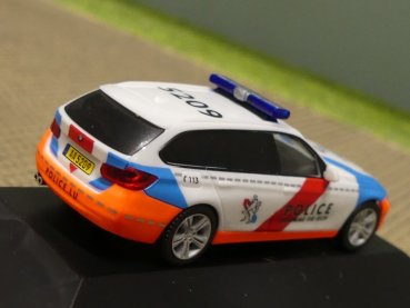 1/87 Herpa BMW 330 Police Luxemburg Sondermodell 950886