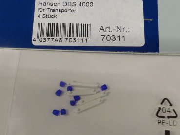 1/87 Rietze Hänsch DBS 4000 Blaulichtbalken Transporter 4 Stück 70311