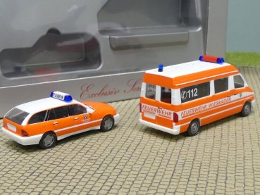 1/87 Herpa SET Fw Wiesbaden - MB Sprinter + MB C-Klasse 046091