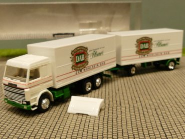 1/87 Herpa Albedo Scania 143 DAB Dortmunder Actien Koffer Hängerzug