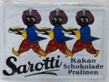 Blechschild Sarotti 10 x 14 cm