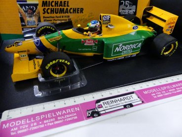 1/18 Minichamps Benetton Ford B193 M. Schumacher WINNER PORTUGAL GP 1993