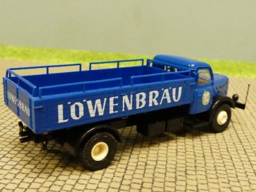 1/87 Brekina Henschel HS 140 Löwenbräu München Bierpritschen LKW