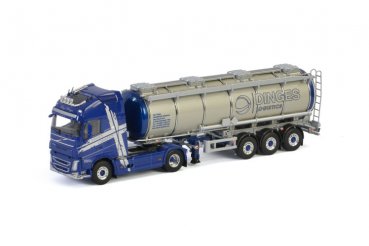 1/50 WSI VOLVO FH4 GLOBETROTTER XL Ingo Dinges Tank Sattelzug 01-2811