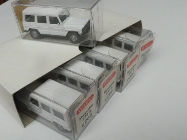 1/87 Wiking Händlerpackung MB 230 G weiß 5 Modelle 266 8