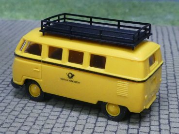 Preview: 1/87 Brekina # 0605 VW T1a Deutsche Post mit Gepäckträger, Bus