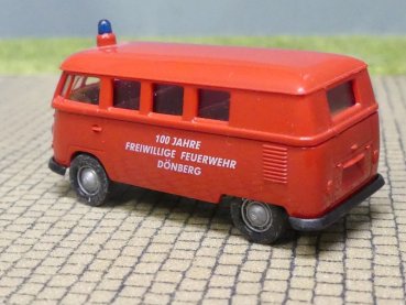 Preview: 1/87 Brekina # 0610 VW T1b Feuerwehr Dönberg, Bus