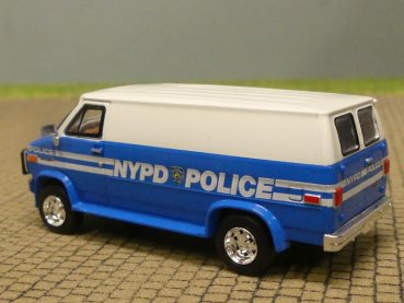Preview: 1/87 Brekina GMC Vandura NYPD Kasten 18261