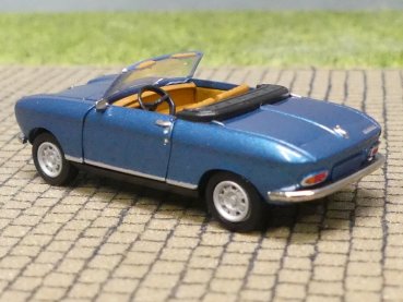 Preview: 1/87 Brekina Peugeot 204 Cabrio blau-metallic 1967, 29182