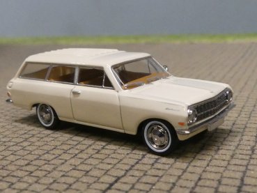 1/87 Brekina Opel Rekord A CarAVan weiß 20470