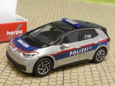 1/87 Herpa VW ID 3, Polizei Österreich 097383