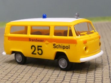 1/87 Brekina VW T2 Brandweer Schipol NL Bus 33164