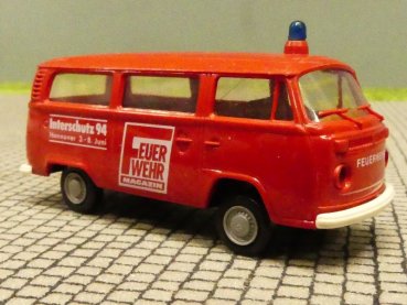 1/87 Brekina VW T2 Feuerwehr Magazin Interschutz 94 Bus