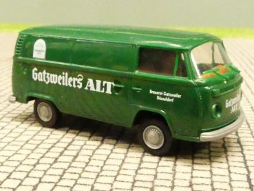 1/87 Brekina VW T2 Gatzweilers Alt dunkelgrün Kasten