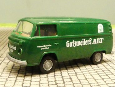 1/87 Brekina VW T2 Gatzweilers Alt dunkelgrün Kasten