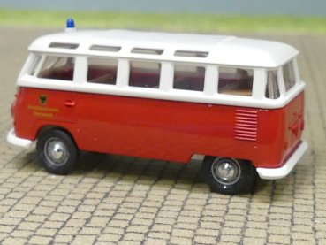 1/87 Brekina # 0808 VW T1 b Samba Feuerwehr Dortmund Sondermodell Reinhardt