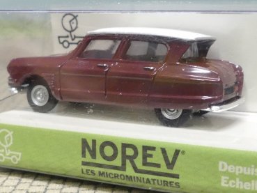 1/87 Norev Citroen Ami 6 dunkelrot Dach weiß 153513