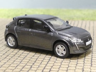 1/87 PCX Peugeot 208 II, dunkelgrau-metallic, 2019, 870595