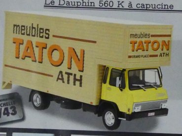 1/43 Ixo Dauphin 560 K Möbelwagen Berliet 91