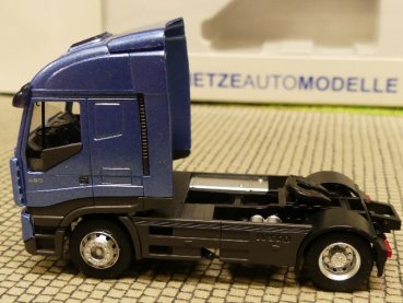 1/87 Rietze Iveco Stralis 2-Achs ZM blau metallic 60804