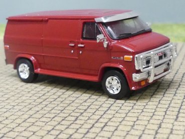 1/87 Brekina GMC Vandura dunkelrot, 18259