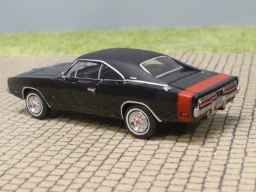 Preview: 1/87 Brekina Dodge Charger schwarz, 1969, 18006