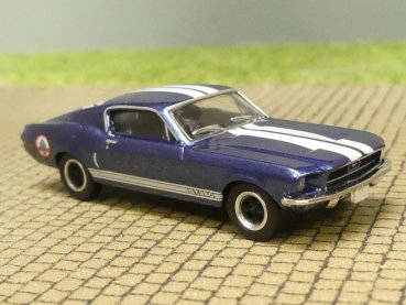 1/87 Brekina Ford Mustang Shelby blau-metallic, 1968, 19618